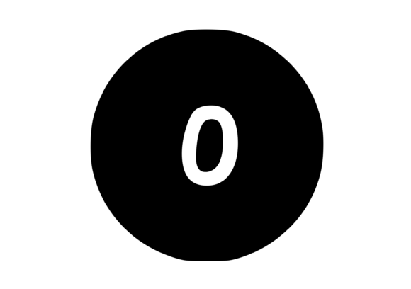 Circle Shape with Playful Mono 0: Graphics & Crafts Asset
