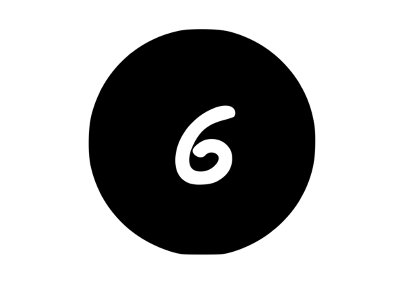 Circle Shape with Playful Mono 6: Graphics for Crafts