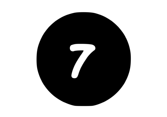 Circle Shape with Playful Mono 7: Graphics & Crafts Asset