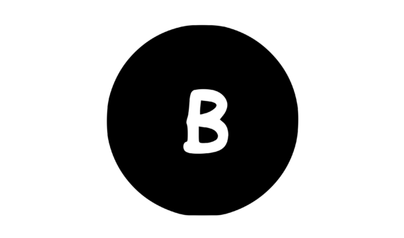 Circle Shape with Playful Mono B: Graphics for Crafts