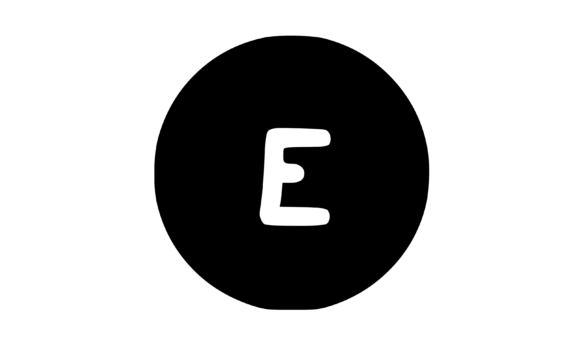 Circle Shape with Playful Mono E: Graphics for Crafts