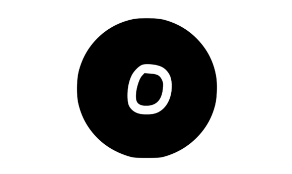 Circle Shape with Playful Mono O: Graphics for Crafts