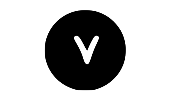 Circle Shape with Playful Mono V: Graphics for Crafts