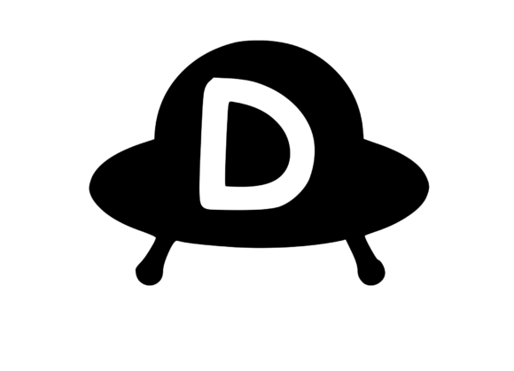 Cute Alien UFO Graphics for Crafts & Digital Products