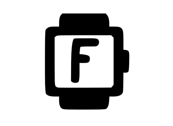 Smart Watch with Playful Mono F: Graphics for Crafts