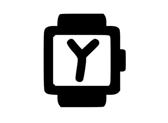 Smart Watch with Playful Mono Y: Graphics & Crafts Asset